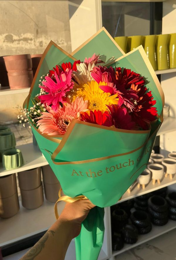 12'li Karışık Gerbera Buketi